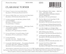 Claramae Turner singt Arien &amp; Lieder, CD