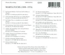 Marta Fuchs singt Arien &amp; Lieder, CD