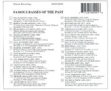 Famous Basses of the Past, CD