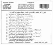 Knappertsbusch dirigiert Wagner, CD