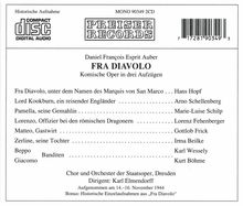 Daniel-Francois-Esprit Auber (1782-1871): Fra Diavolo (in deutscher Sprache), 2 CDs