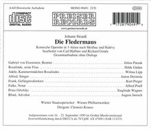 Johann Strauss II (1825-1899): Die Fledermaus, 2 CDs