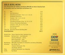 Karlheinz Essl (geb. 1960): Gold Berg Werk, CD
