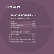 Franz Schubert (1797-1828): Klaviersonaten D.959 &amp; D.960, CD