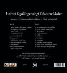 Helmut Qualtinger: Helmut Qualtinger singt Schwarze Lieder (remastered), 1 LP und 1 CD