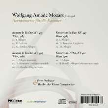 Wolfgang Amadeus Mozart (1756-1791): Hornkonzerte Nr.1-4 (Fassung für Horn, Streichquintett, Cembalo), CD