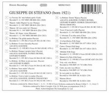 Giuseppe di Stefano singt Arien, CD