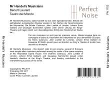 Benoit Laurent - Mr. Handel's Musicians, CD