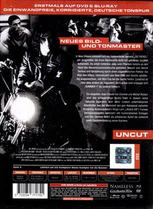 Logo und Text: "Erstmals auf DVD & Blu-ray", "Neues Bild- und Tonmaster", "UNCUT", Details zu Film und Produktion.