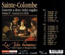 Sieur de Sainte-Colombe (1640-1700): Concerts Nr.51-67 für 2 siebensaitige Gamben, 2 CDs