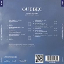 "QUÉBEC ENSEMBLE ARTCHORAL MATTHIAS MAUTE direction. Werke von Henri Frémart, William Kraushaar, Artus Aux-Cousteaux."