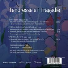 Titel: "Tendresse eT Tragédie". Werke von Rita Strohl, Fernand de la Tombelle, Gabriel Fauré. Künstler: Paul Marleyn, Stéphane Lemelin.