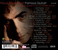 Klaus Pruenster: Famous Guitar, CD