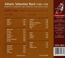 Johann Sebastian Bach (1685-1750): Sonaten &amp; Partiten für Violine BWV 1001-1006, 2 CDs