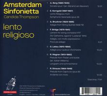 Amsterdam Sinfonietta - Lento Religioso, CD