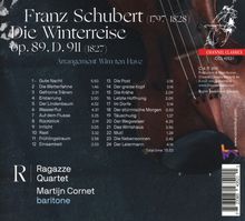 Franz Schubert (1797-1828): Winterreise D.911 (für Bariton &amp; Streichquartett), CD