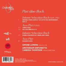 Amsterdam Sinfonietta - Pärt über Bach, CD