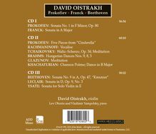 David Oistrach,Violine, 3 CDs