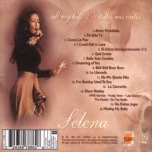 Selena: All My Hits (Todos Mis, CD