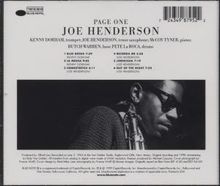 Joe Henderson (Tenor-Saxophon) (1937-2001): Page One (Rudy Van Gelder Remasters), CD