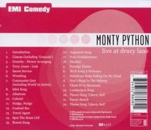 Monty Python: Live At Drury Lane, CD