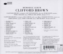 Clifford Brown (1930-1956): Memorial Album, CD