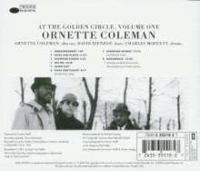 Ornette Coleman (1930-2015): At The "Golden Circle" Stockholm Vol.1, CD