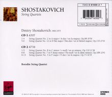 Dmitri Schostakowitsch (1906-1975): Streichquartette Nr.2,3,7,8,12, 2 CDs