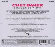 Chet Baker (1929-1988): Chet Baker Sings And Plays, CD