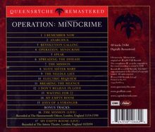 Queensrÿche: Operation: Mindcrime, CD