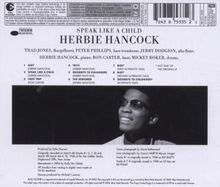 Herbie Hancock (geb. 1940): Speak Like A Child (Rudy Van Gelder Remasters), CD