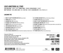 Louis All Stars Armstrong: Lausanne 1952, CD