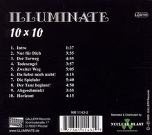 Illuminate: 10x10 (Schwarz), CD