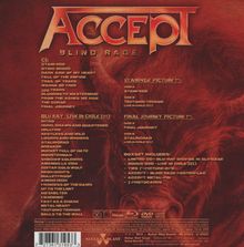 Accept: Blind Rage (Limited Edition Box-Set) (CD + Blu-ray + DVD + 2 Vinyl-Singles), 1 CD, 1 Blu-ray Disc, 1 DVD und 2 Singles 7"