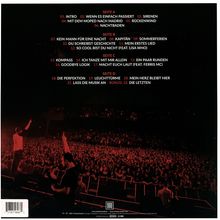 Madsen: Lichtjahre Live (180g) (Limited Edition) (Clear/Red Splatter Vinyl), 2 LPs