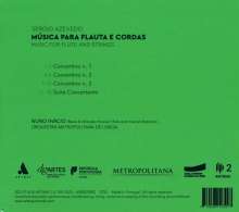 Sergio Azevedo (geb. 1968): Concertinos Nr.1-3 für Flöte &amp; Streicher, CD