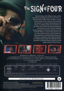 The Sign of Four (Blu-ray &amp; DVD im Mediabook), 1 Blu-ray Disc und 1 DVD