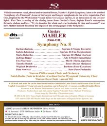 Gustav Mahler (1860-1911): Symphonie Nr.8, Blu-ray Audio