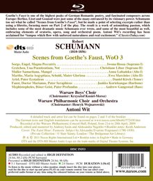 Robert Schumann (1810-1856): Szenen aus Goethes Faust, Blu-ray Audio