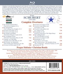 Franz Schubert (1797-1828): Sämtliche Ouvertüren, Blu-ray Audio