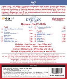 Antonin Dvorak (1841-1904): Requiem op.89, Blu-ray Audio