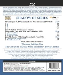 Joel Puckett (geb. 1977): Konzert für Flöte, Bläser &amp; Percussion "Shadow of Sirius", Blu-ray Audio