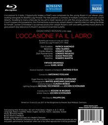 Gioacchino Rossini (1792-1868): L'Occasione fa il ladro, Blu-ray Disc