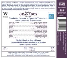 Enrique Granados (1867-1916): Maria del Carmen (Oper), 2 CDs
