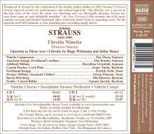 Johann Strauss II (1825-1899): Fürstin Ninetta (Operette in 3 Akten), 2 CDs