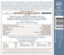 Nikolai Rimsky-Korssakoff (1844-1908): Die Legende der unsichtbaren Stadt Kitesh, 3 CDs