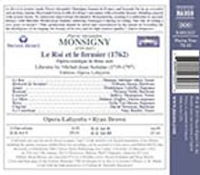 Pierre-Alexandre Monsigny (1729-1817): Le Roi et le fermier, CD