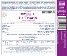 Gaetano Donizetti (1797-1848): La Favorita (in französischer Sprache), 3 CDs