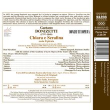 Gaetano Donizetti (1797-1848): Chiara e Serafina, 2 CDs