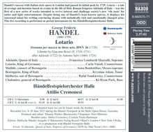 Georg Friedrich Händel (1685-1759): Lotario, 2 CDs